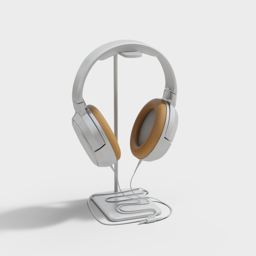 หูฟังสีเทา