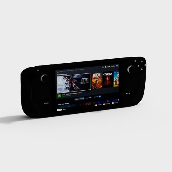 Steam Deck 3D Model for Creative Projects