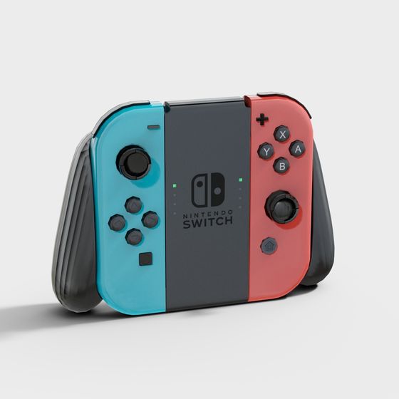 Nintendo Switch 3D Model for Game Development