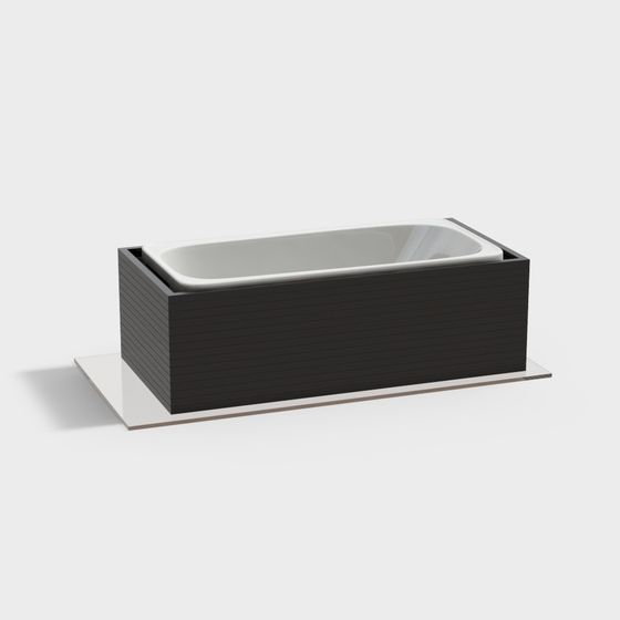 Elegant Bathtub 3D model for Creative Projects