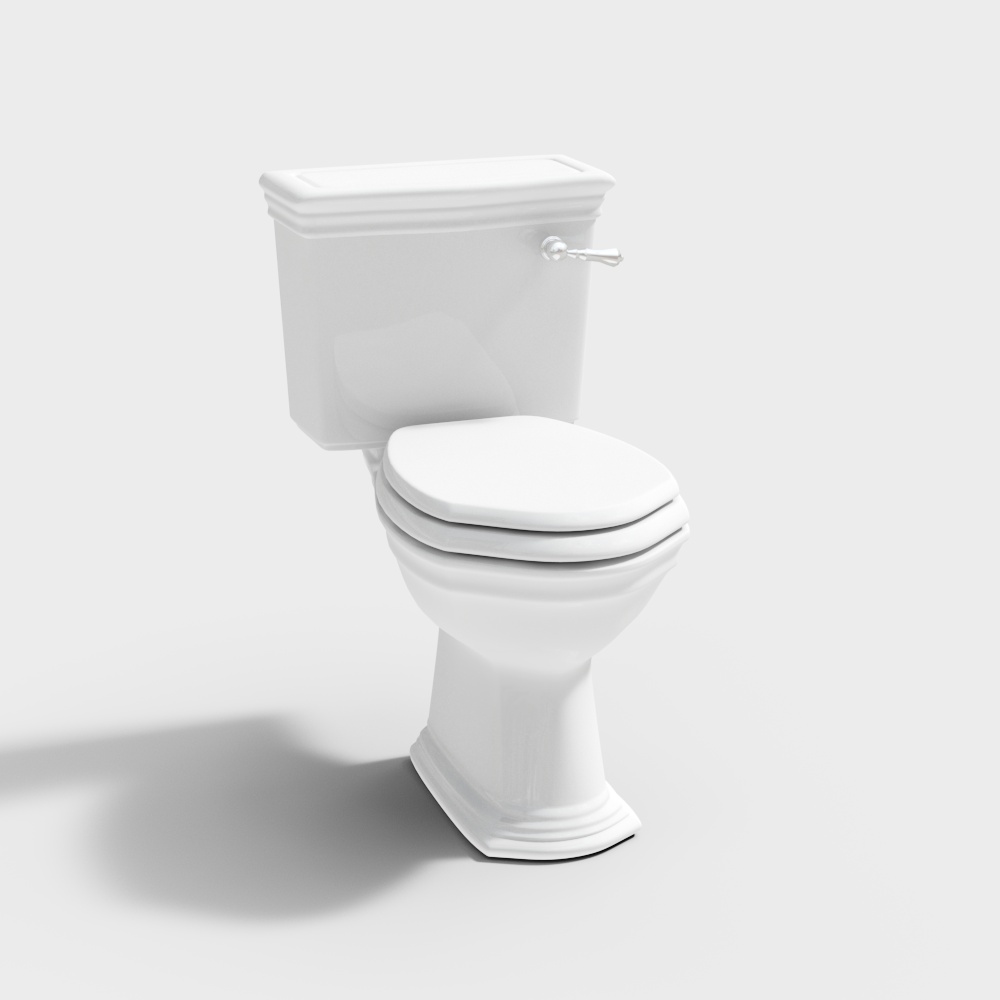 Inodoro doméstico blanco