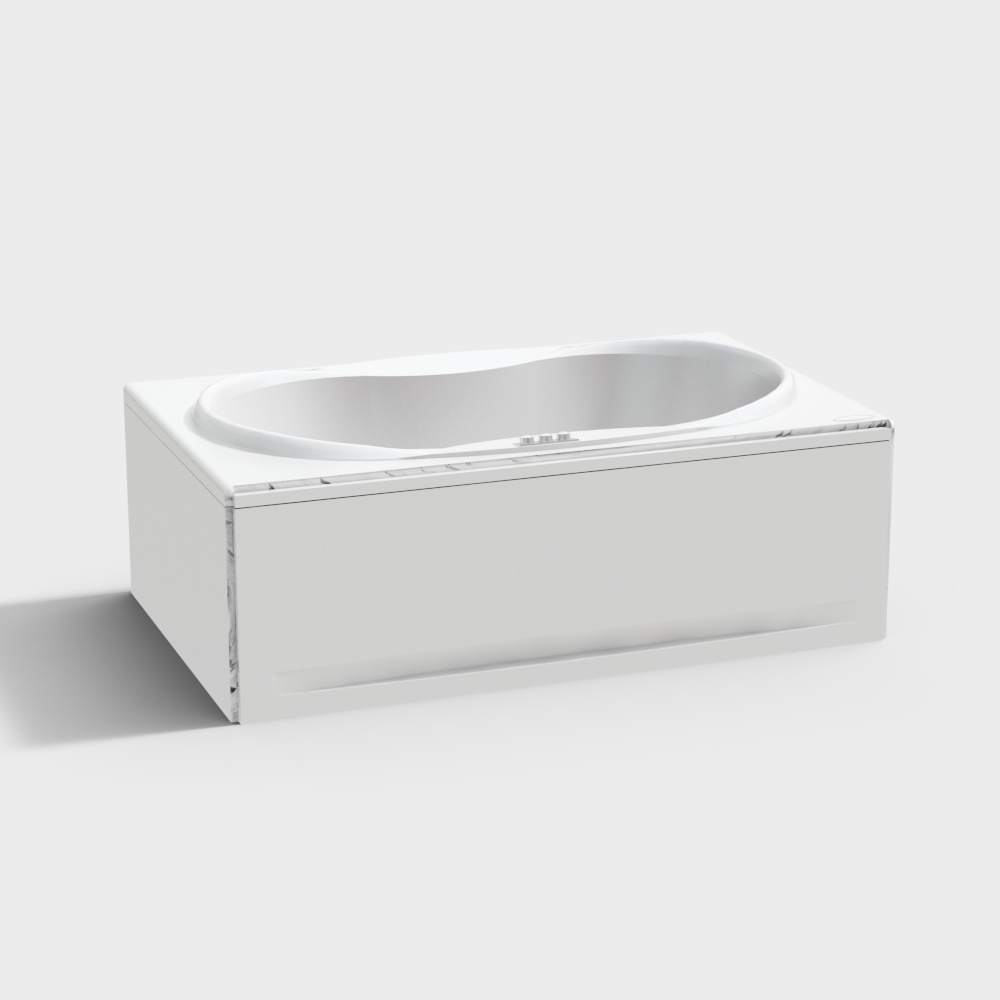 モダンなバスタブ