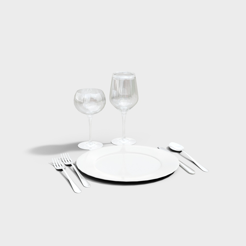 Minimalist living room tableware