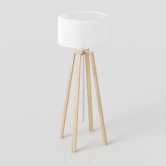 Stylish 3D Model Floor Lamp for Modern Interiors