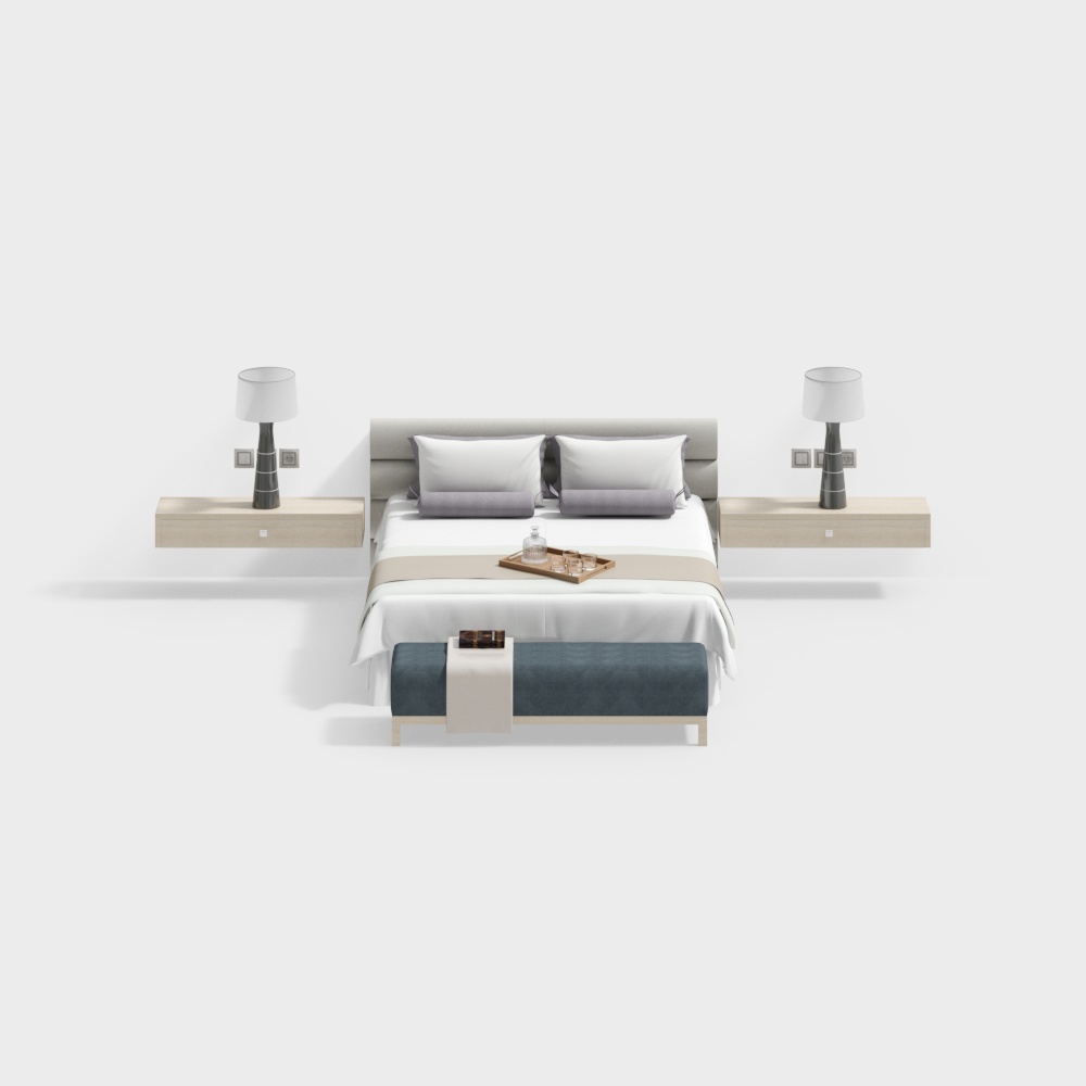 簡約歐式床組合