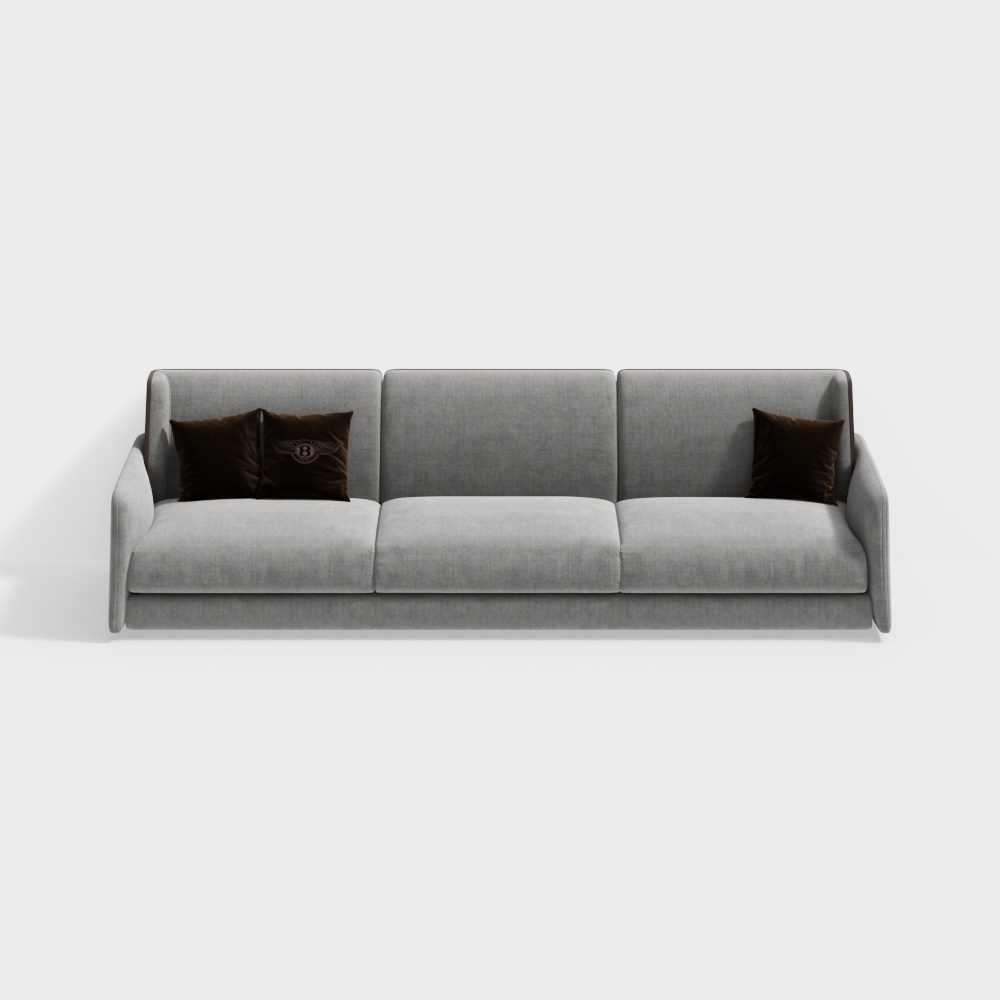 Modern living room multi person sofa