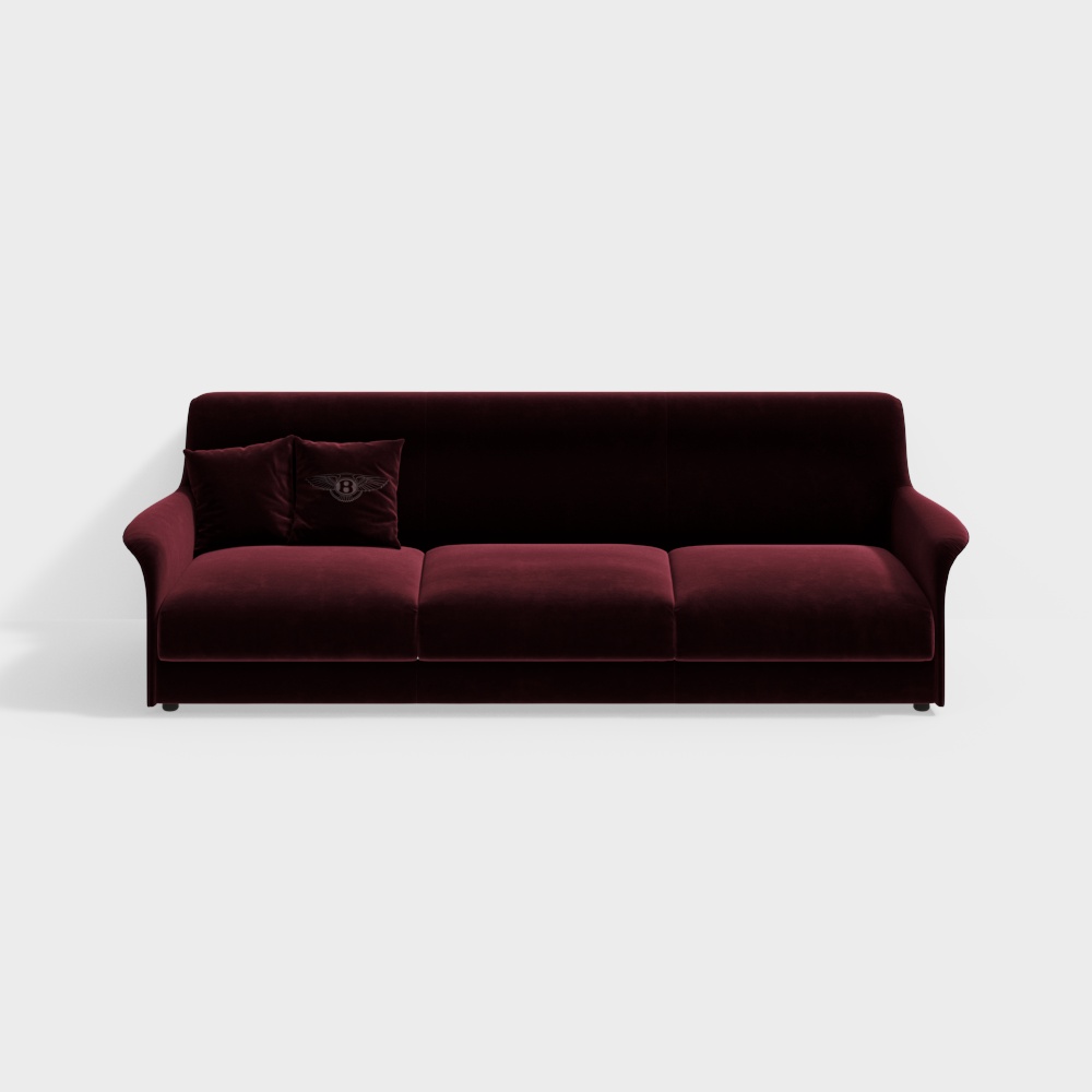 Modern living room multi person sofa