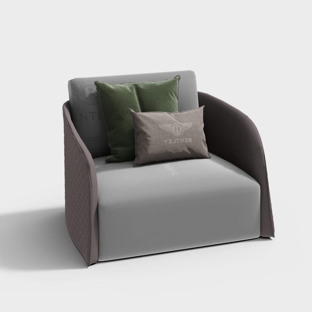 Simple living room single sofa