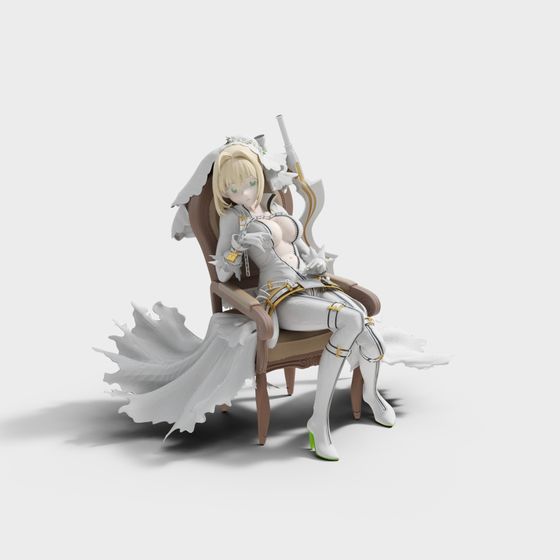 Charming Low-Poly Princess 3D model for Creative Projects
