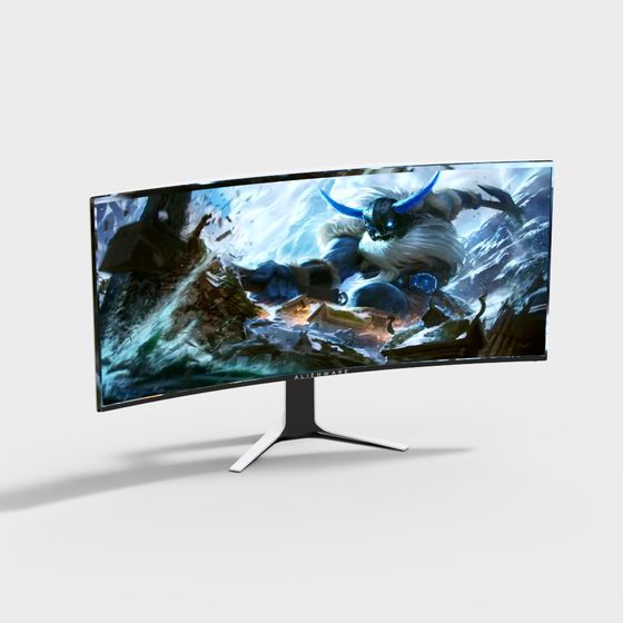 Alienware Display 3D Model