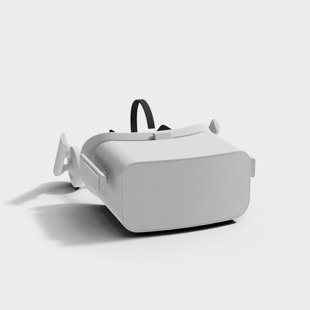 High-Detail VR Headset 3D model for Immersive Experiences