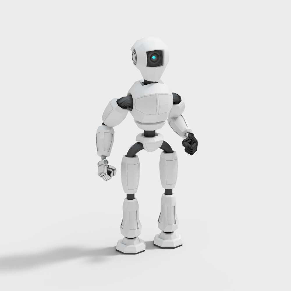 White robot toy