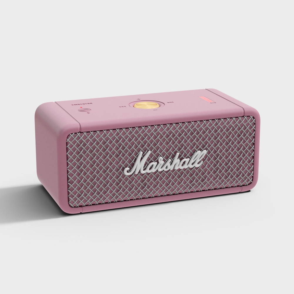 Pink desktop speaker