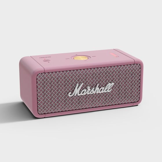 Pink desktop speaker