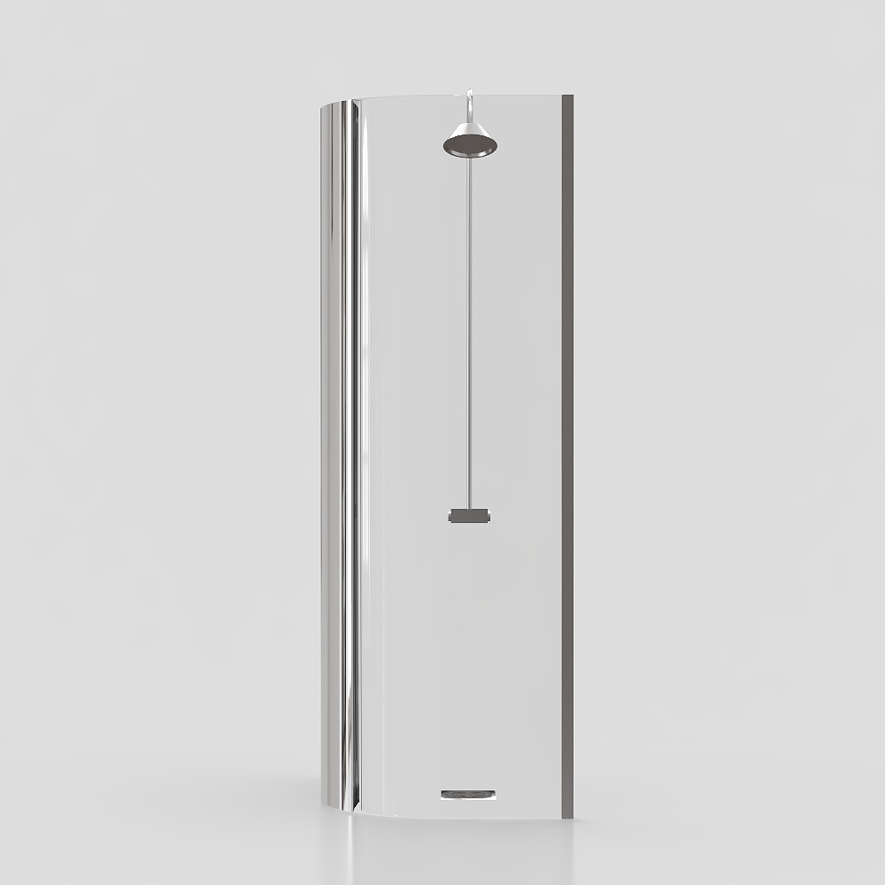 Metal bathroom shower set