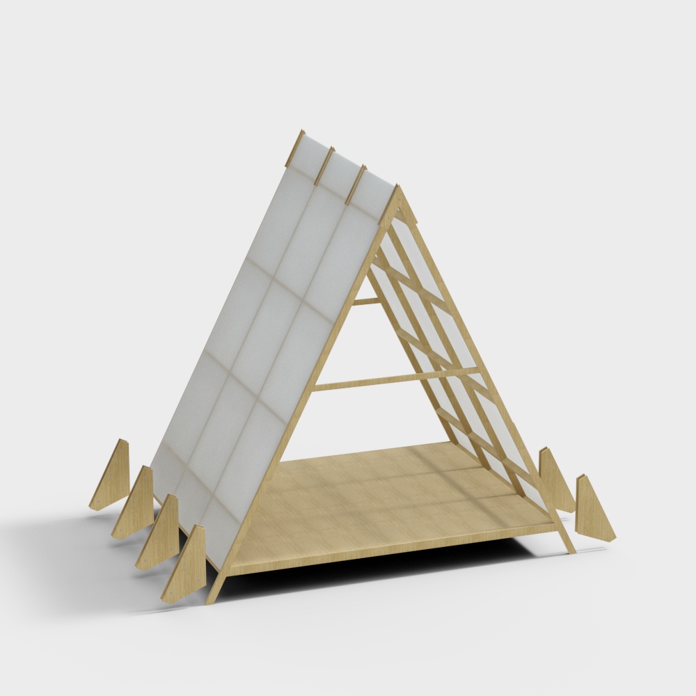 Wooden tent
