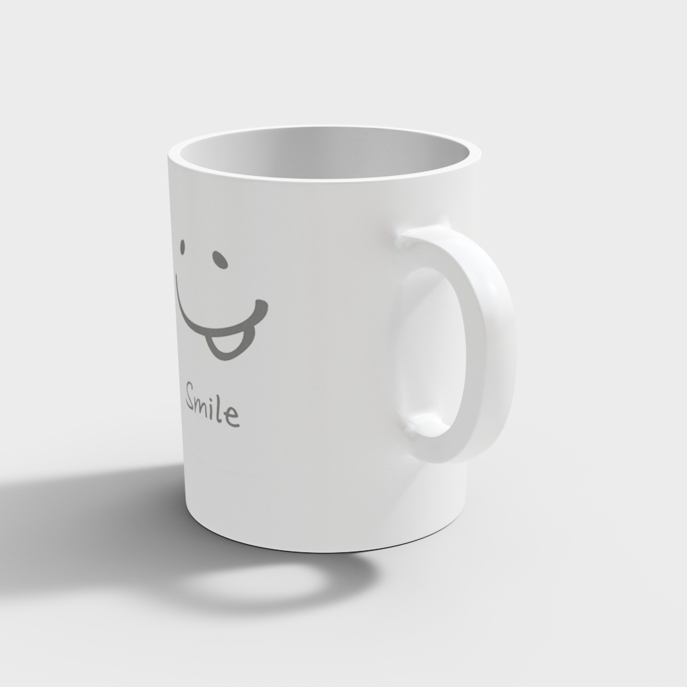 ホワイトカートゥーンカップ