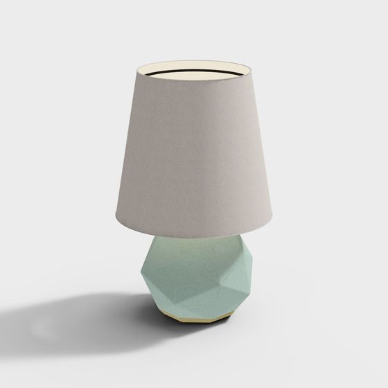 Unique Geometric Table Lamp 3D model