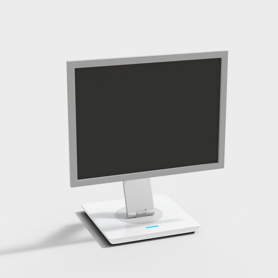 Sleek Modern Monitor 3D model