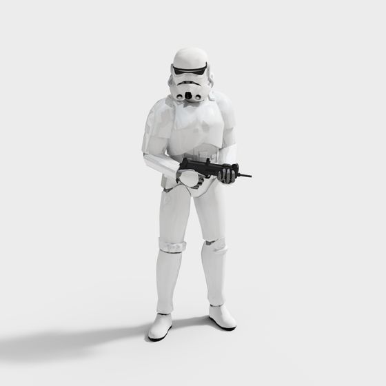 Interstellar Guardian 3D model