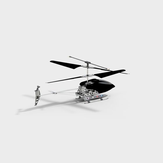 Futuristic Helicopter 3D Model for Future Cities