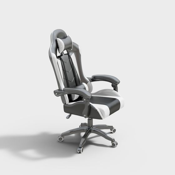 Stylish Ergonomic Office Chair 3D model for Creative Projects