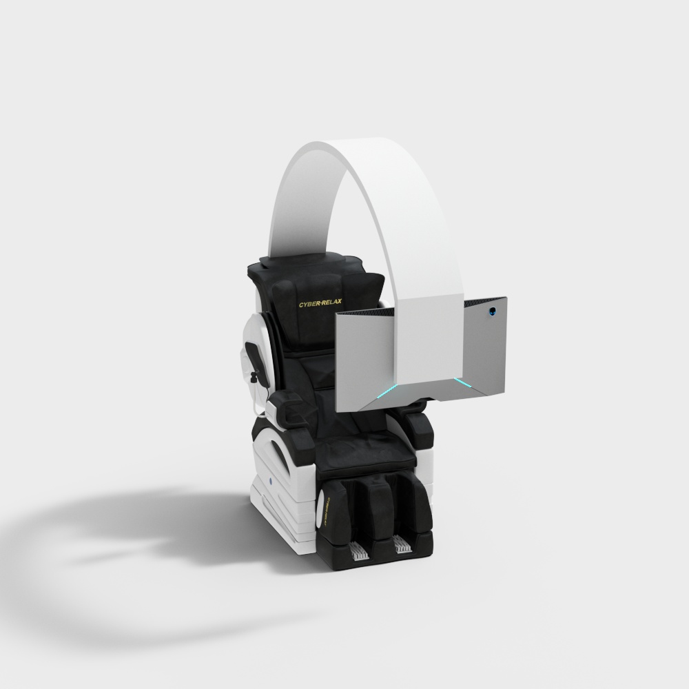 Cyber-Relax Futuristic 3D model Chair