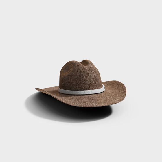 Western Style Cowboy Hat 3D model