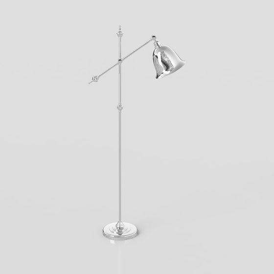 Elegant Low-Poly Table Lamp 3D model