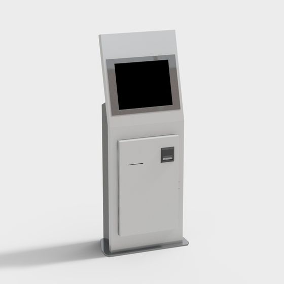Sleek Self-Service Terminal 3D model