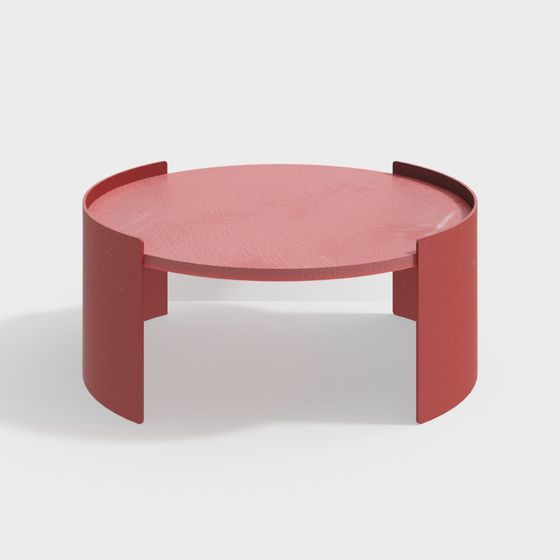 Table basse rouge BOWY de Cassina