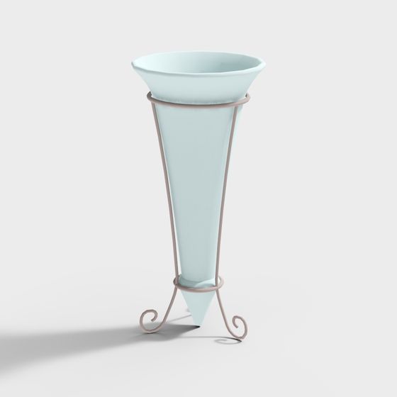 Vintage Elegance 3D model Vase