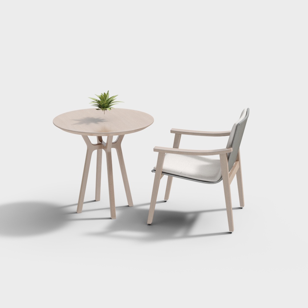 Белый тканевый стул