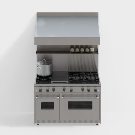 Urban Chef 3D Model for Modern Kitchens