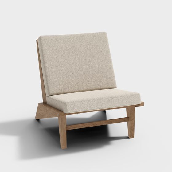 Cozy Lounge Chair 3D model