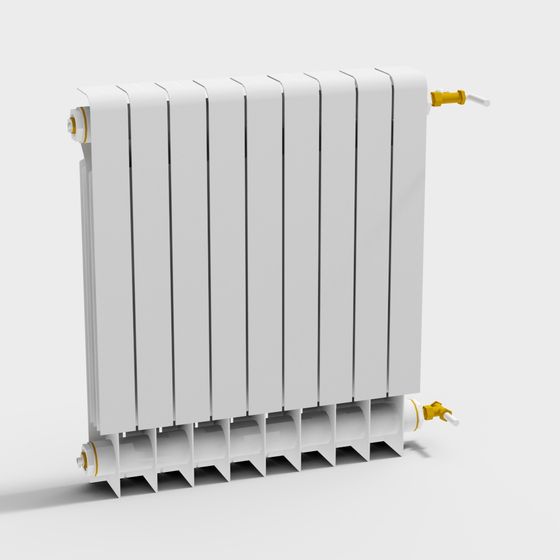 Sleek Radiator 3D model for Modern Spaces