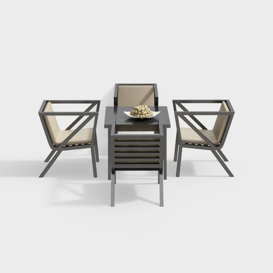 Stylish Outdoor Furniture 3D Model for Contemporary Designs