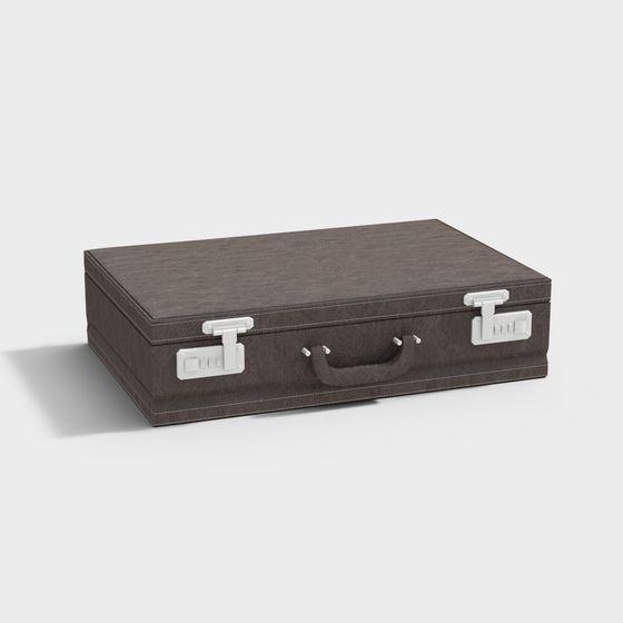 Vintage Briefcase 3D Model for Modern Design
