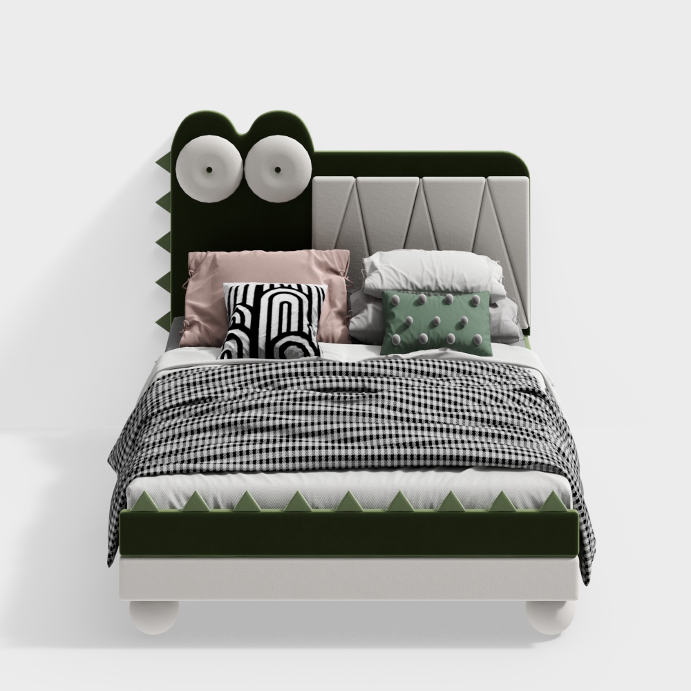 Modern children's cartoon bed