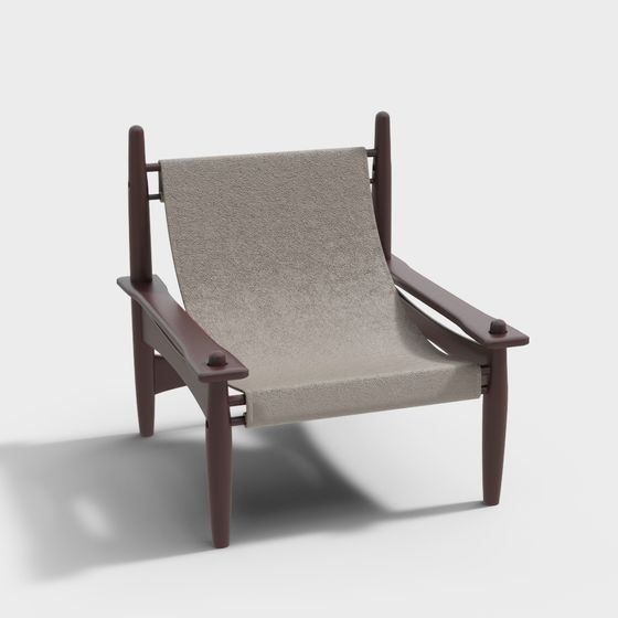 Unique Low-Poly Chair 3D model for Modern Design