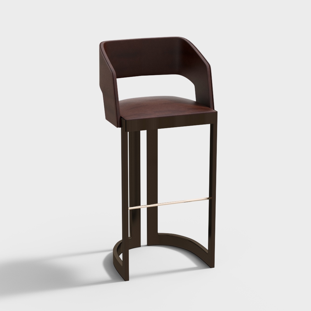 Современные деревянные барные стулья