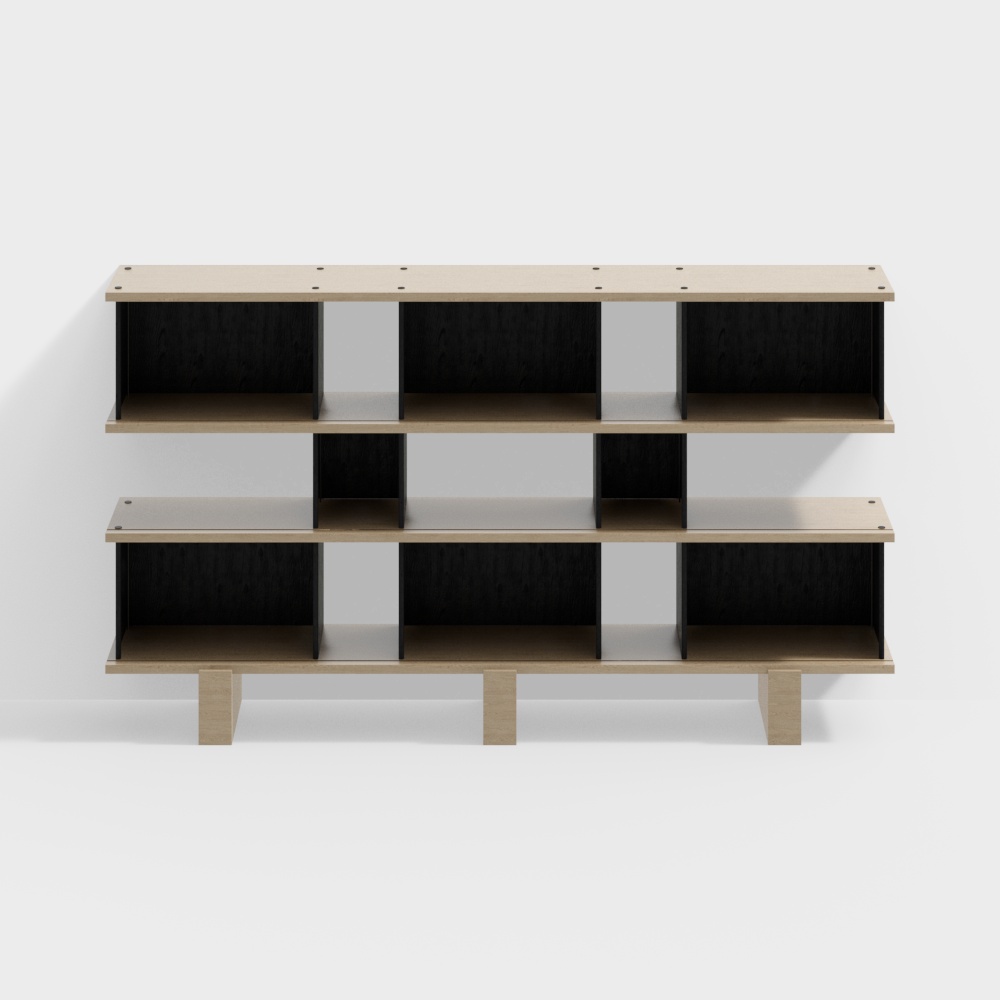 Cassina cloud Wooden bookshelf