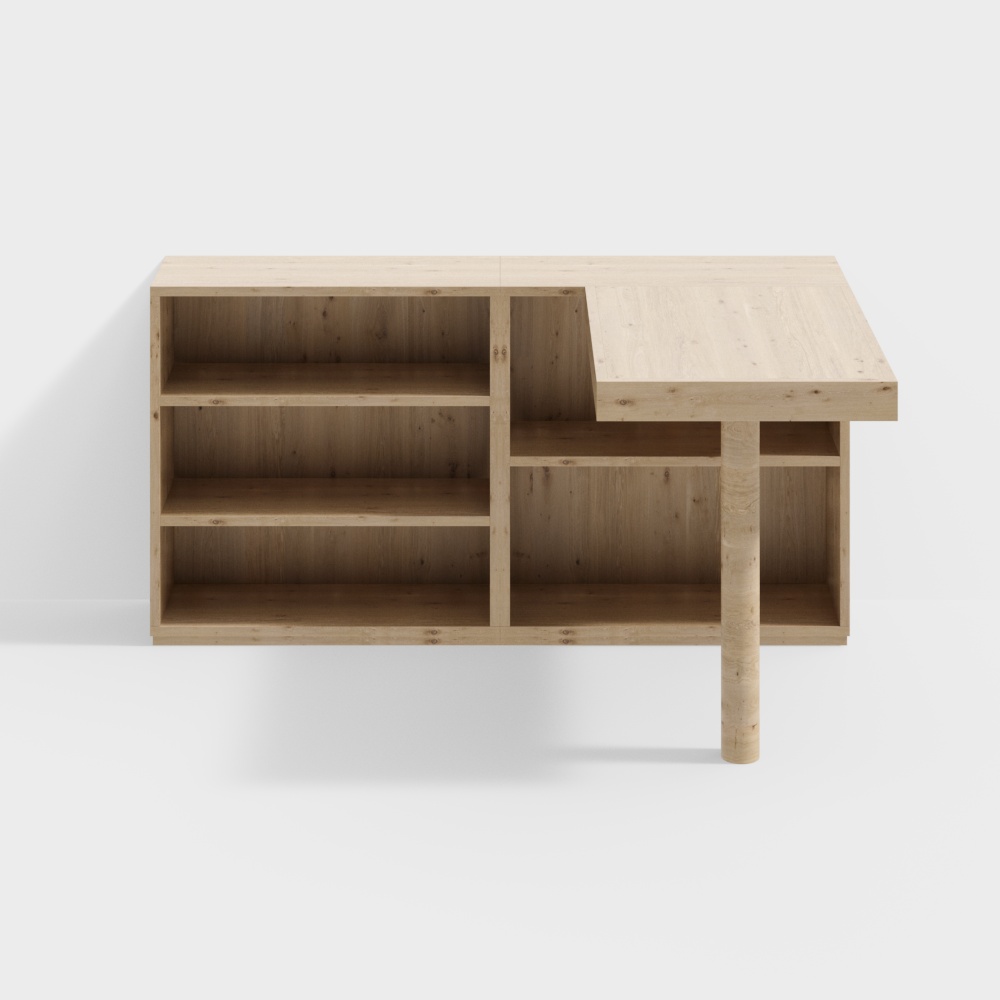 Cassina LC16 工作桌 木製辦公桌套裝