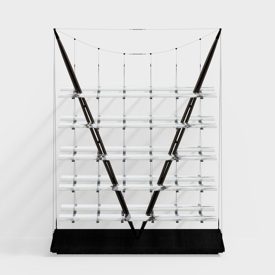 Future Grid Screen 3D model for Modern Design