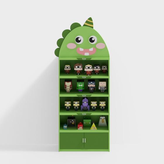 Toy Storage Dragon 3D model for Imaginative Spaces