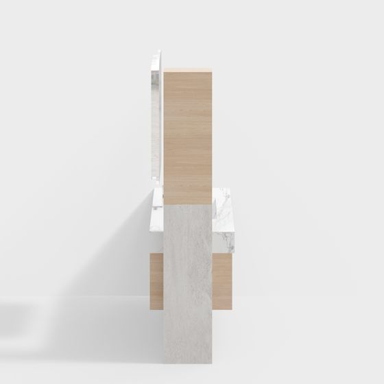 현대적인 욕실 싱크