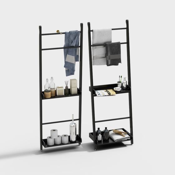 Ladder Shelf 3D model