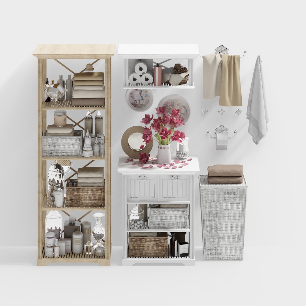 現代浴室儲物櫃