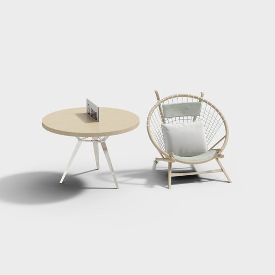 Cozy Corner 3D model - Low Poly & High Detail Design