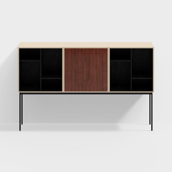 카시나 카시에르 스탠다드 펜 노란색 나무 책장